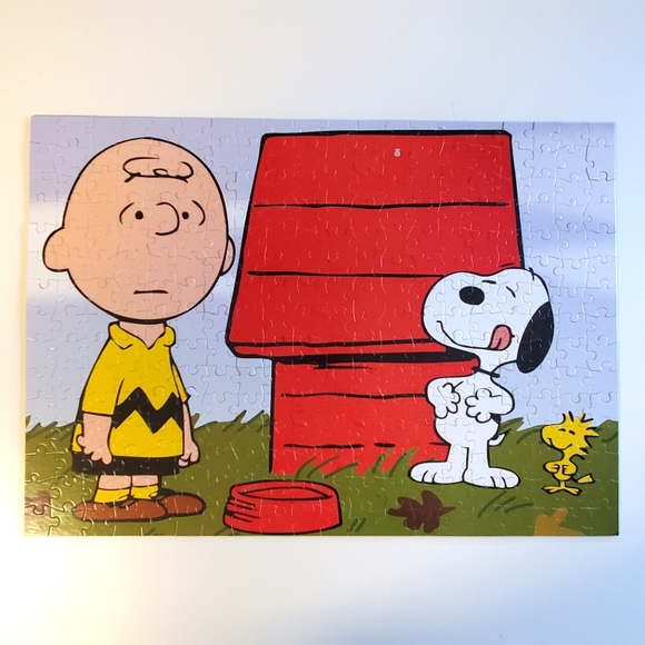 Peanuts Snoopy And Charlie Brown 300 Piece Jigsaw Puzzle by Buffalo Games - Picture 2 of 14